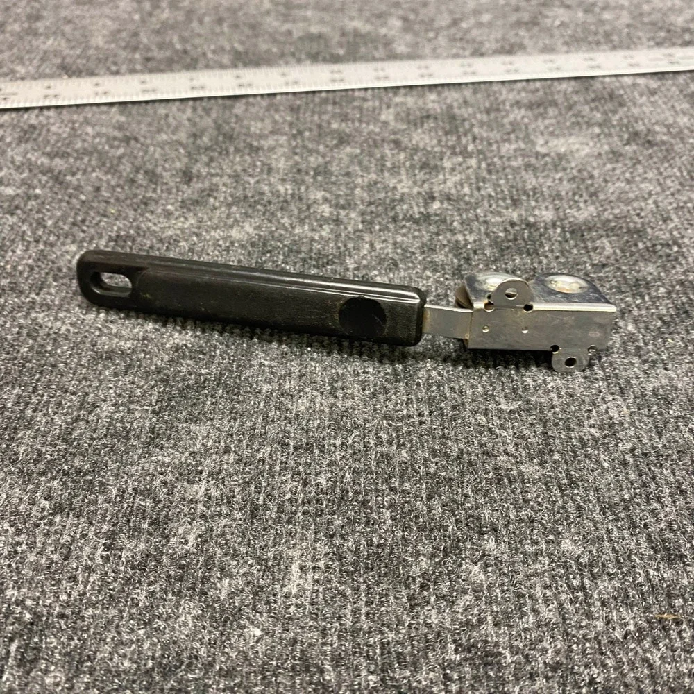 Vintage EKCO Handheld Knife Sharpener Black Handle Dual Wheel Manual Tool USA